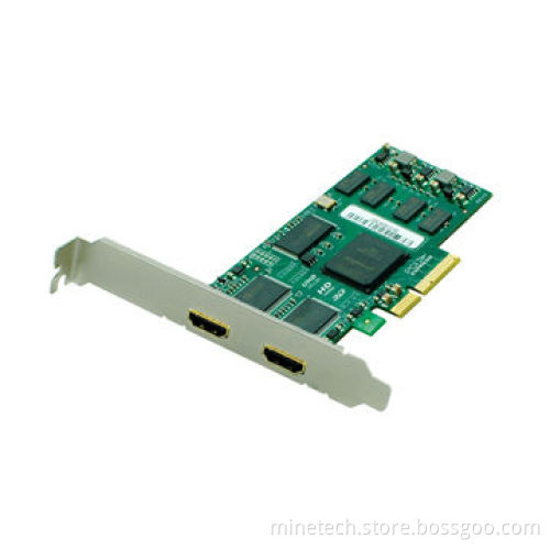 Simultaneously capture 2CH HD signal PCI-E HDMI capture card, 0 to 50°C operating temperature